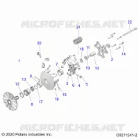 DRIVE TRAIN, PRIMARY CLUTCH