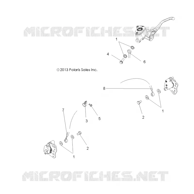 FRONT BRAKE BRAKE LINES