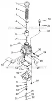 CARBURETOR WIDETRAK LX 0972065 AND  EUROPEAN WIDETRAK LX E972065 (4938223822C011)