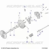 DRIVE TRAIN, PRIMARY CLUTCH