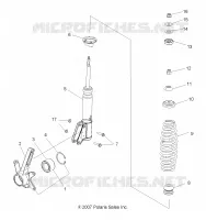 FRONT SUSPENSION STRUT