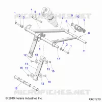 SUSPENSION, FRONT TORQUE ARM