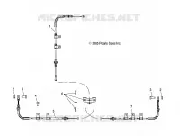 PARKING BRAKE LOCK CABLES