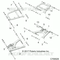 REAR SUSPENSION CONTROL ARMS