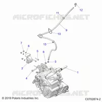 DRIVE TRAIN, MAIN GEARCASE MOUNTING