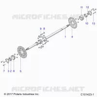 REAR SUSPENSION AXLE