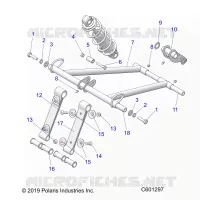SUSPENSION, FRONT TORQUE ARM