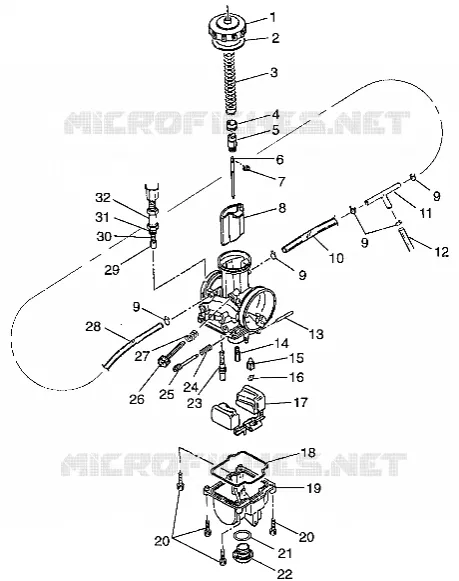 CARBURETOR 700 RMK 0980966 AND EUROPEAN 700 RMK E980966 (4943724372C010)