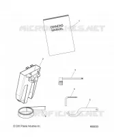 REFERENCES, OWNERS MANUAL, BELT HOLDER, TOOLS