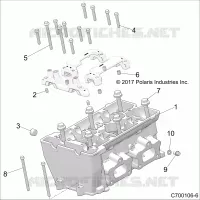 ENGINE, CYLINDER HEAD
