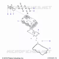 ENGINE, VALVE COVER