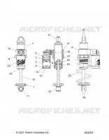 SUSPENSION, FRONT SHOCK TRACK, VELOCITY 7045536