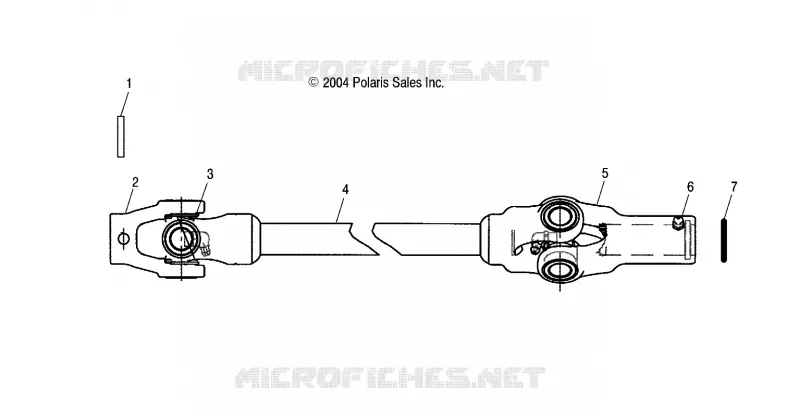 FRONT PROP SHAFT (6X6)