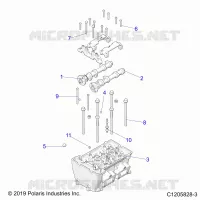 ENGINE, CYLINDER HEAD