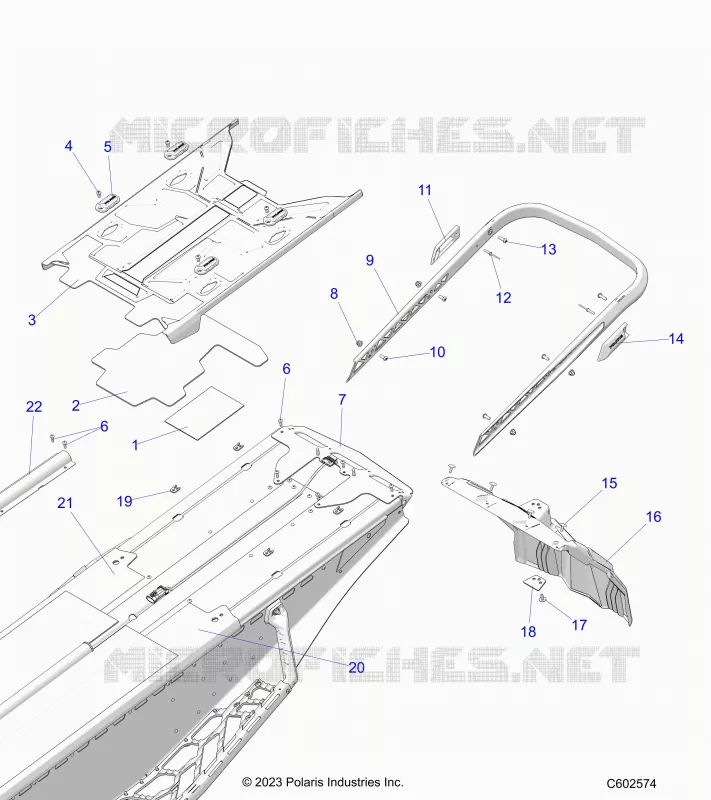 BUMPER, REAR, CLOSEOFF, TUNNEL COVER
