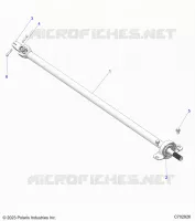 DRIVE TRAIN, REAR PROP SHAFT