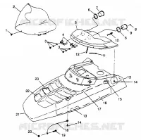 HOOD 500 EFI 0973774 (4938423842A010)