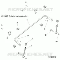 FRONT SUSPENSION STABILIZER BAR- R19RRED4F1/N1/J1/SD4C1 (C700032)
