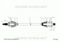 DRIVE TRAIN, REAR HALF SHAFT
