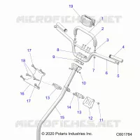STEERING, HANDLEBAR, STEERING POST 