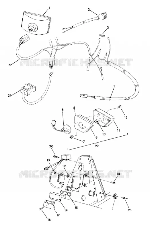 WIRING HARNESS  UPDATED 5/90 (4918411841027A)