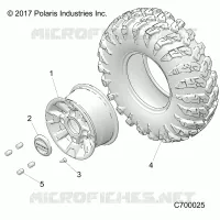 OPT, MACHINED BLACK. ALUMINUM FRONT WHEELS
