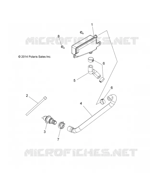 ENGINE, BREATHER HOSE