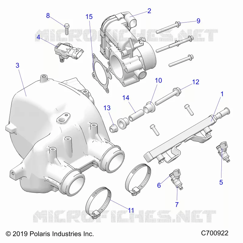 ENGINE, AIR INTAKE MANIFOLD