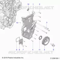 ENGINE, FRONT COVER ASSEMBLY