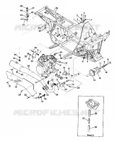 ENGINE/MUFFLER MOUNTING 350 4X4