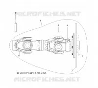 DRIVE TRAIN, REAR PROP SHAFT