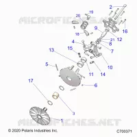 DRIVE TRAIN, PRIMARY CLUTCH