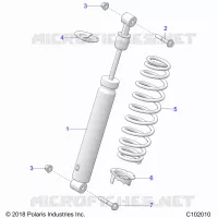 SUSPENSION, REAR SHOCK