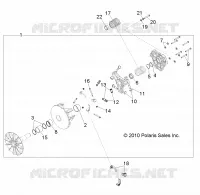DRIVE TRAIN, PRIMARY CLUTCH