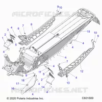 CHASSIS, CLUTCH GUARD, FOOTRESTS, AND RUNNINGBOARDS