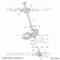 STEERING POST  AND EPS