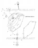 CRANKCASE COVER, RH