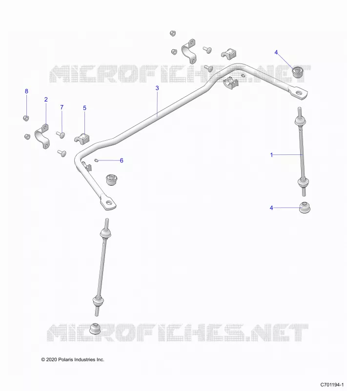 SUSPENSION, REAR STABILIZER BAR