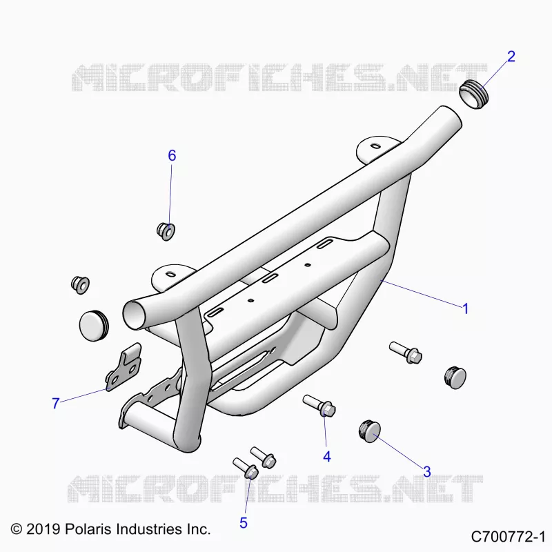 CHASSIS, FRONT BUMPER