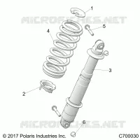 REAR SUSPENSION SHOCK MOUNTING