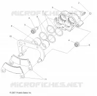REAR BRAKE CALIPER