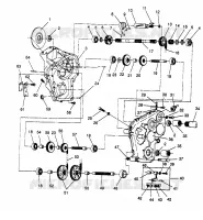 GEARCASE ASSEMBLY WIDETRAK LX 0962064 AND EUROPEAN WIDETRAK LX E962064 (4931643164B007)