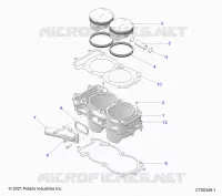 CYLINDER AND PISTON