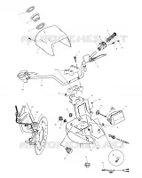 HANDLEBAR   HEADLIGHT POD