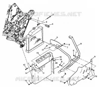 FRONT BUMPER   SHIELDS SPORT 400L W98BA38C (4947234723A007)