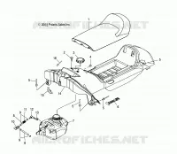 SEAT, FUEL TANK AND CONSOLE
