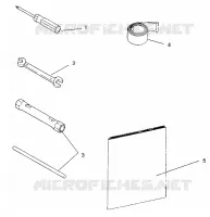 TOOL KIT    LITE 0963433, EURO LITE E963433 AND LITE DELUXE 0963431 (4931663166C003)