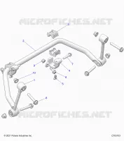 SUSPENSION, FRONT, STABILIZER BAR
