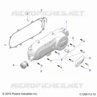 DRIVE TRAIN, CLUTCH COVER AND DUCTING