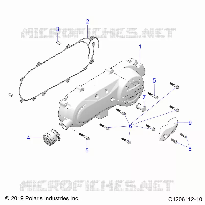 DRIVE TRAIN, CLUTCH COVER AND DUCTING